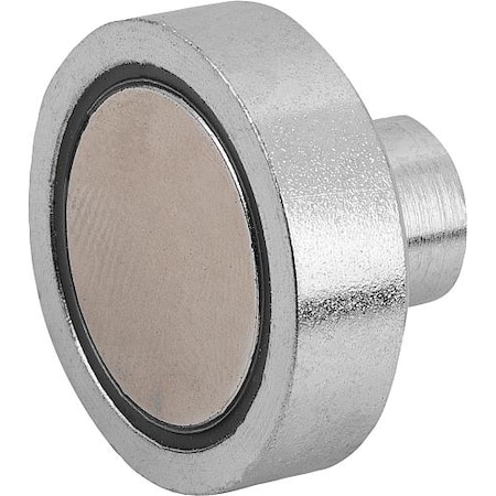 Kipp Magnet, neodymium, shallow pot, dia. 6 mm, M3 internal thread K0553.11